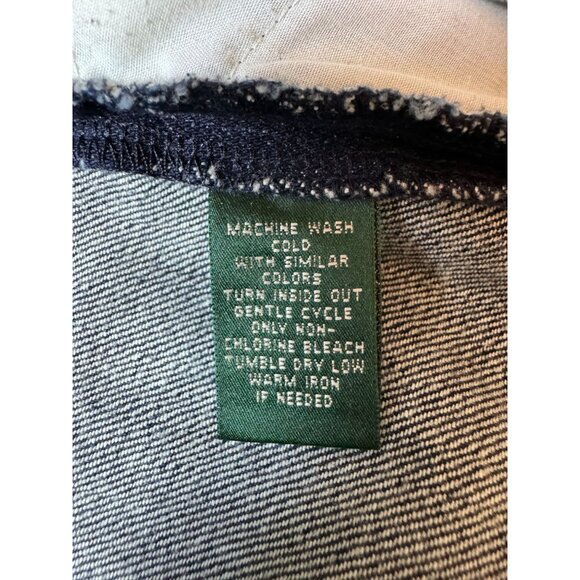 Ralph Lauren Jeans Co. Jeans Womens 10 Straight Side-Zip Dark Wash Denim Classic - Picture 5 of 10